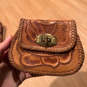 Leather Coin Purse Thrifted
